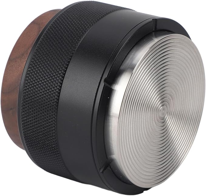 Coffee Distributor and Tamper, Dual Head Coffee Leveler Fits for Portafilter, Espresso Hand Tamper, Professional Adjustable Depth Espresso Hand Tamper(51mmblack)