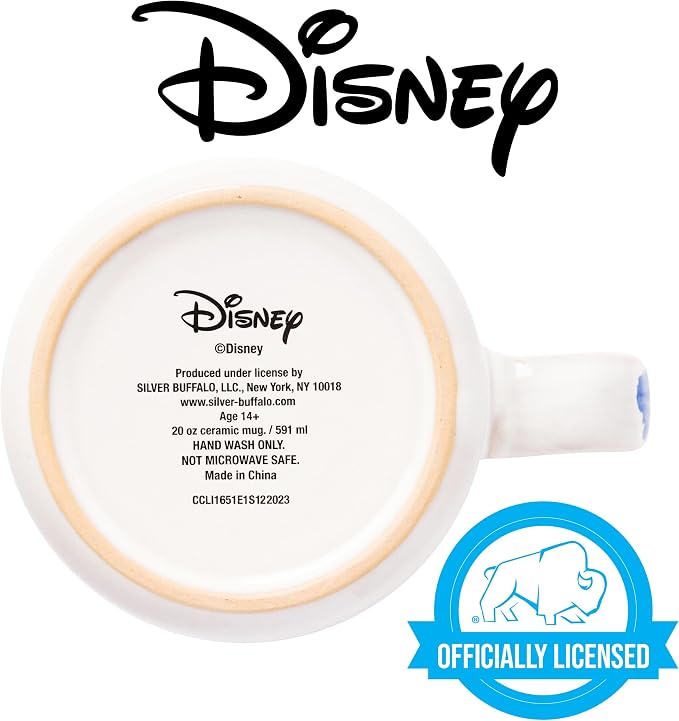 Silver Buffalo Disney Lilo and Stitch, Reactive Glaze Camper Mug, 20oz | Ohana Means Family, Ceramic, 0.59 Liters - Image 4