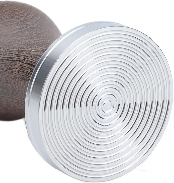 53mm Coffee Tamper Stainless Steel Coffee Powder Press Tool with Comfortable Wooden Handle for Espresso Maker Barista Home Office