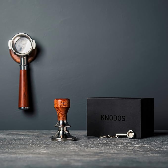 58mm Espresso Accessories Kit – Calibrated Tamper, Knock Box Tamping Station, Adjustable Distribution Tool, WDT Puck Prep Device & Digital Espresso Scale Compatible with Gaggia, Rocket