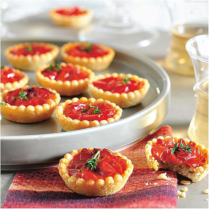 Silicone Tart Mold for Baking, Mini Tart Pan, 2 Inch Mini Pie Pans for Mince Pie, Fruit Pie, Blue(2, 2 INCH)