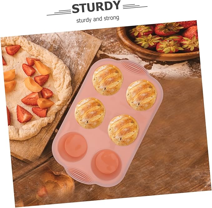 Reusable Silicone Muffin Pan Bakeware Mold High Temperature Resistant Nonstick Cupcake Baking Tray for Oven Multipurpose Cake and Bread Baking Tool in Nordic