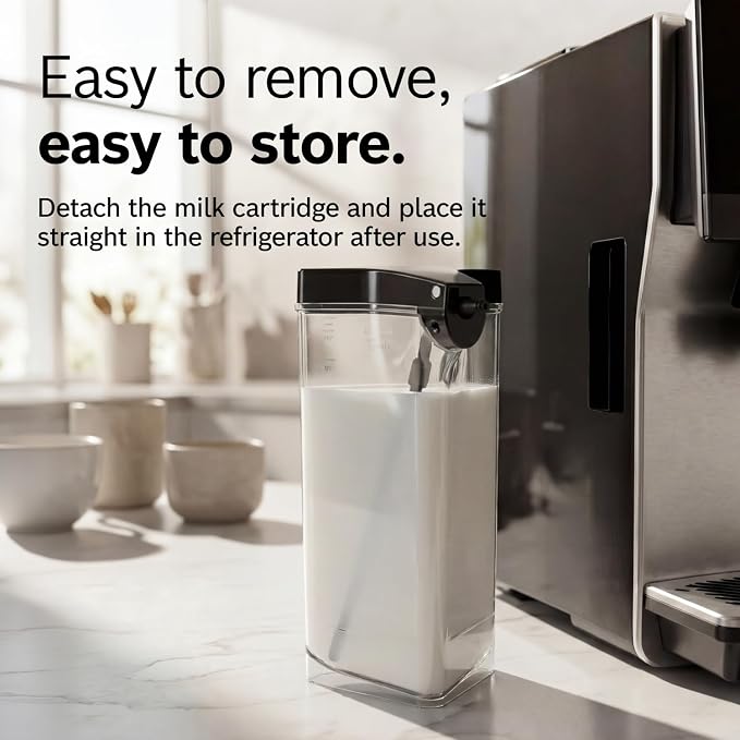 Bosch 800 Series Fully Automatic Coffee, Espresso Machine - Silver | Double Cup, Touchscreen, Large Bean Capacity, 36 Drinks, Cold Brew, Save up to 30 Profiles - Integrated Milk Container - Image 10
