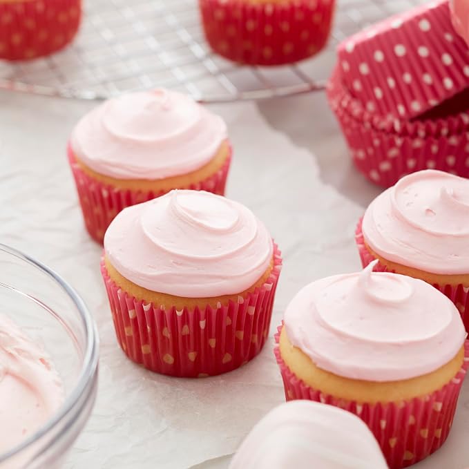 Wilton Polka Dot Standard Baking Cups, Cupcake Liner, 300-Count | Polka Dot Greaseproof Baking Cups Add Fun Pattern to Cupcakes & Muffins, Oven-Safe Paper Liners for Everyday Baking - Image 6