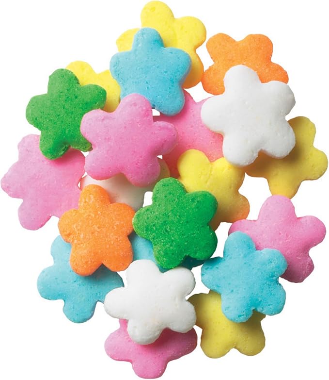 DECOPAC Quins Fancy Sprinkles, 19.5oz, Candy Sprinkles in Handheld Container, Edible Sprinkles For Celebration Cakes, Cupcakes, Cookies - Flower Shape Quins by Decopac
