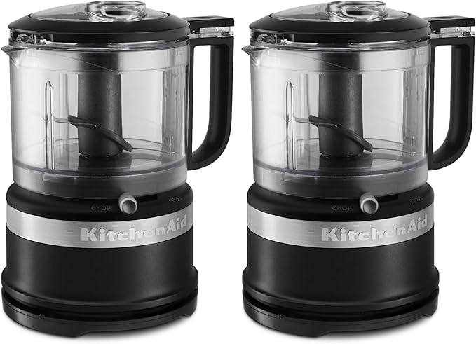 KitchenAid 3.5-Cup Food Chopper, medium, Matte Black (Pack of 2) by Unknown