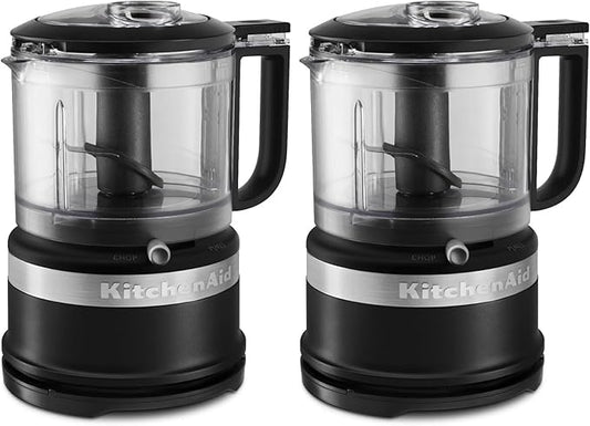 KitchenAid 3.5-Cup Food Chopper, medium, Matte Black (Pack of 2) by Unknown
