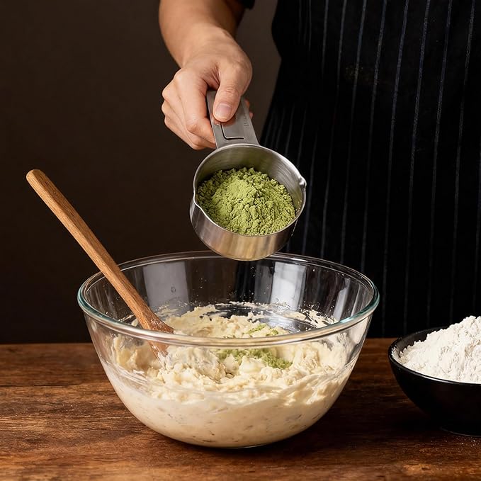 1Pcs 1-1/2Cup (360ml, 12oz) Single Measuring Cup Rice Measuring Cups Stainless Steel Measure Scoop Metal Measure Scoop Metric and US Measurement for Cooking Baking and Coffee Dishwasher Safe