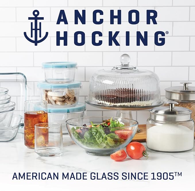Anchor Hocking Heritage Hill Glass Jar with Lid, 2 Gallon Capacity, with 2 Chalkboard Labels and Chalk - Image 6