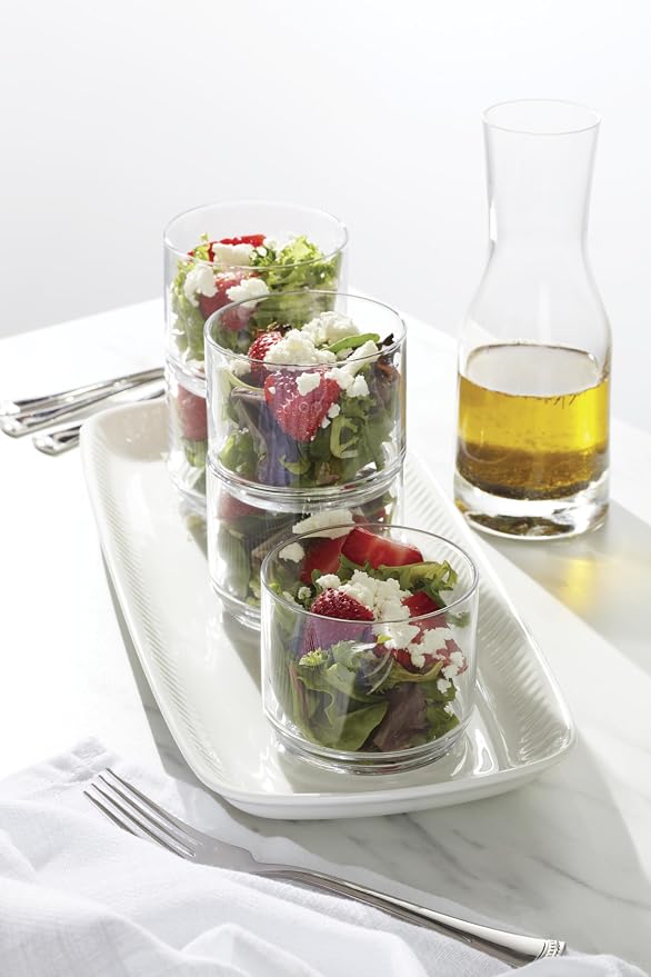 Lenox Tuscany Classics Stackable Highball Glasses, Set of 6 | dishwasher safe | 2.5 inch height | stackable design | 9oz, gift for women, drinking glasses cups, glassware - Image 10
