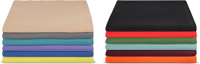 Urban Villa Cloth Napkins Cotton 20x20 (Set of 12) Multi - Image 5