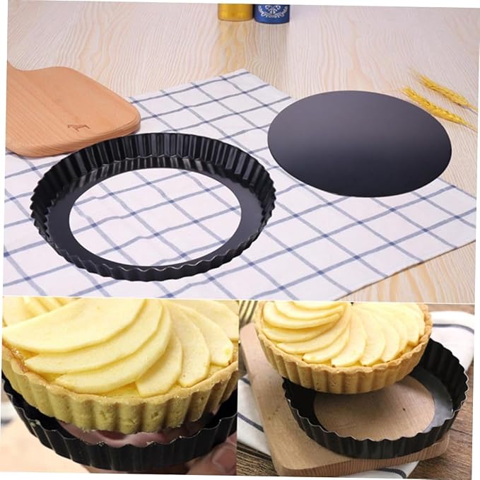SHOWERORO 2pcs Non-stick Tart and Pizza Baking and Molds for Home Kitchen for Cakes Pies and Pastries Easy Release Design - Image 6