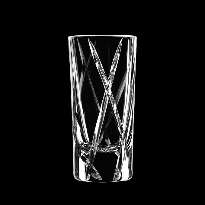 Orrefors City Shot Glasses with Heavy Base (Set of 2) - 1.7 Fl. Oz., Asymmetric Design - Crystal, Glassware for Spirits & Shots, Serving Tequila, Vodka, Whiskey, Dishwasher Safe - Image 4