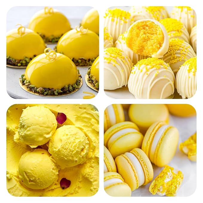Yellow Gel Food Coloring - Pandalab 2 Ounce High Concentrated Food Dye for Baking, Cake, Cookie, Fondant, Icing, Easter Egg, Macaron, DIY Slime (60ml)