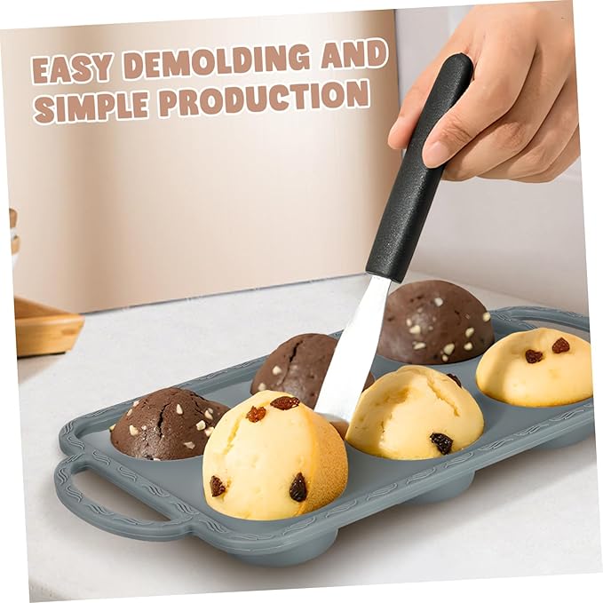TOYANDONA Silicone Cake Pan Non-stick Bakeware Molds for Creative Desserts Flexible Muffin Tray High-temperature Resistant Bakeware for Family Baking and Parties