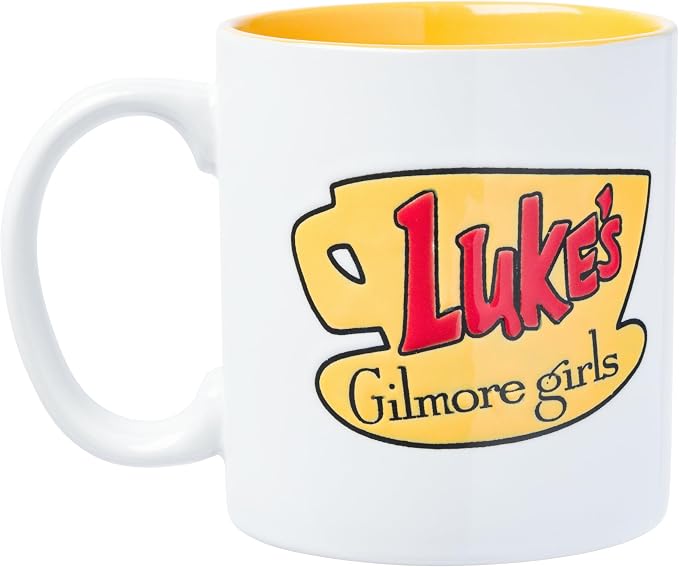 Silver Buffalo Gilmore Girls Luke's Diner Cafe Logo, Ceramic Mug, 20oz | Wax Resist, 0.59 Liters - Image 2