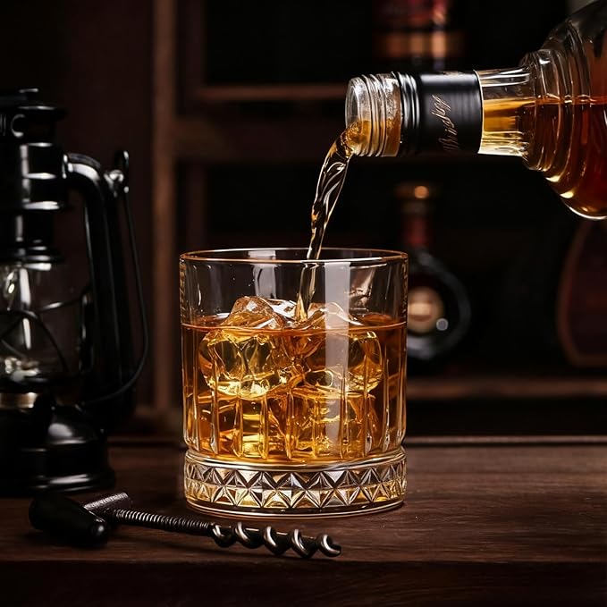 Ruckae Drinking Glasses Set of 8,15 oz and 7 oz Kitchen Water Glass Cups Set,Clear Ribbed Glassware Dishwasher Safe,Mixed Drinkware for Beer,Juice,Cocktail,Whiskey,Milk and Various Mixed Drinks - Image 7