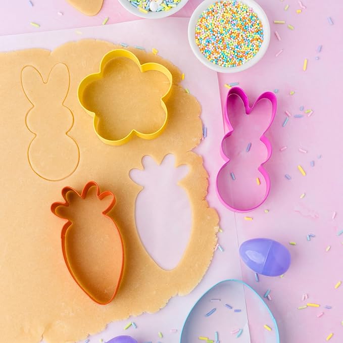 Cookie Cutter Kingdom, Easter Cookie Cutters, 4 packBaking, Cake Decorarting, Mold for Cakes Biscuits and Sandwiches (Easter)