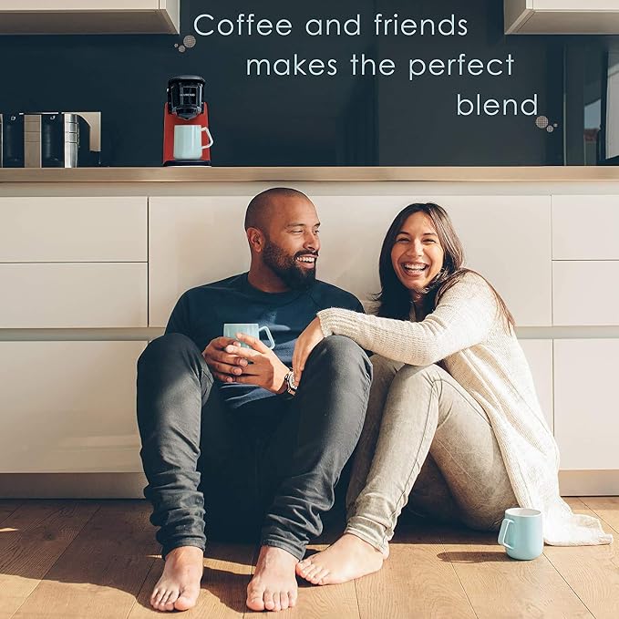 Mixpresso Single Serve Coffee Maker K Cup Coffee Maker for K Pods & Grounds | Compact 800W Red Coffee Machine with 12 Oz Water Tank, Fast Brew & Auto Shut-Off, Small Design for Travel, Office, RV & Dorm - Image 7