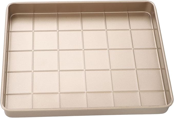 Carbon Steel Baking Sheet Non Stick | 9.6” x 8.2” Oven Tray for Puff Pastry/Cupcakes/Cookies | Quick Heat Distribution Pan for Even Baking | 2 Measurements (11.2” x 11.2”) (Type 1) - Image 4