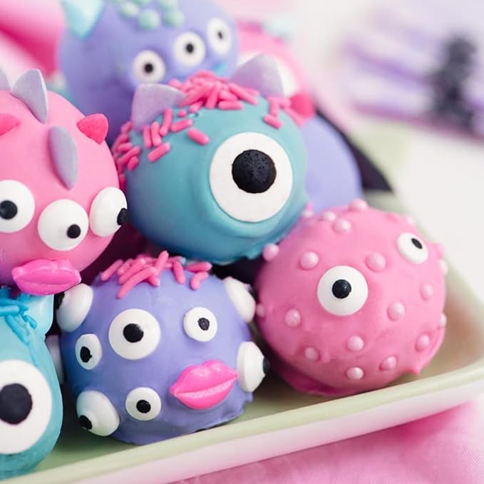 Sweets Indeed Halloween Eyeball Tacklebox – 2.53 oz Assorted Candy Eyeballs for Baking & Decorating – 18mm, 10mm & 3mm Edible Eyes for Cookies, Cupcakes & Cakes