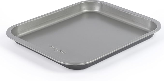 Salter Essentials Baking Tray 31 Cm, Carbon Steel Non Stick Oven Sheet | Rectangular pan shape, Pfoa Free coating, Dishwasher Safe, Even heat distribution, Suitable For Pastries Cookies by Salter