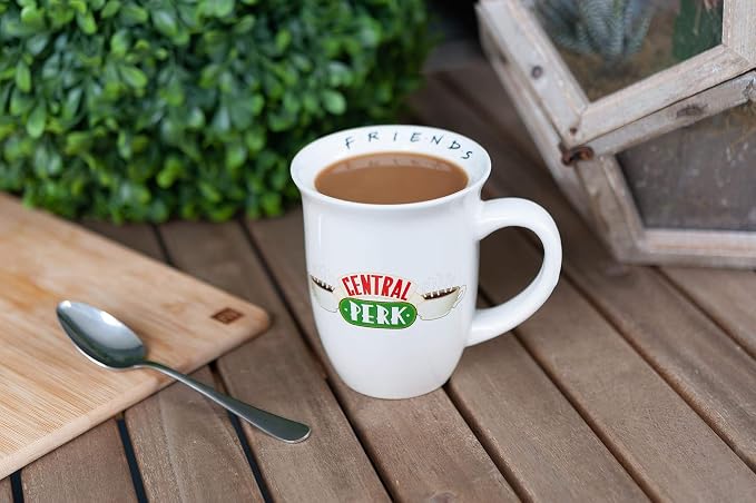 Silver Buffalo Friends Central Perk Logo Wide Rim Ceramic Mug, 16 Ounces - Image 6