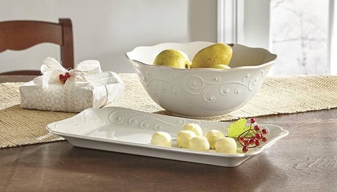 Lenox French Perle Serving Bowl, White - - Image 2