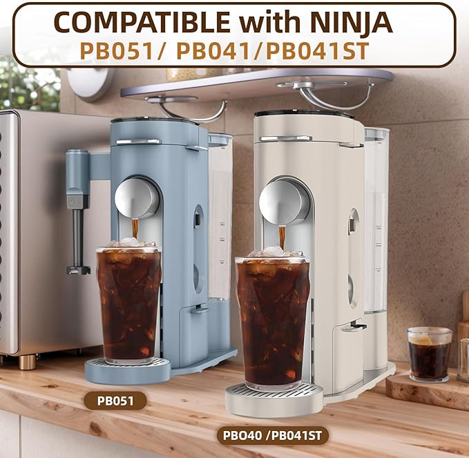 Reusable Coffee Filter for Ninja PB051 PB040 PB041ST - Gold 304 Stainless Steel Mesh - Eco-Friendly Coffee Filter Basket (2)
