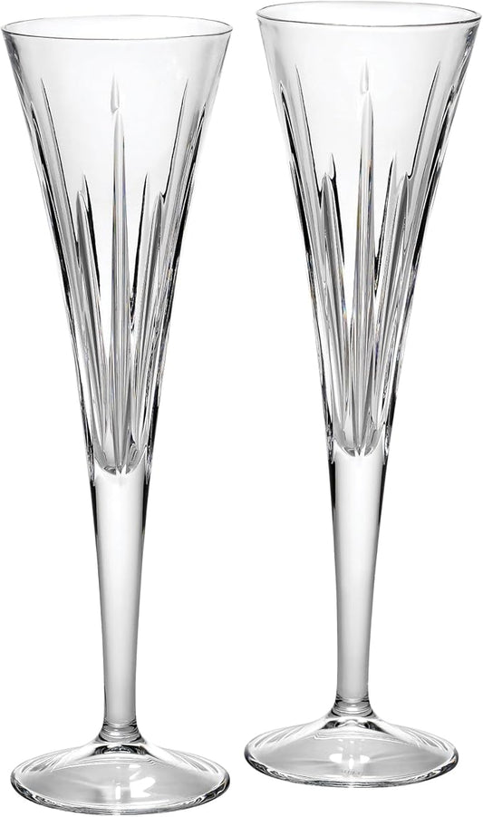 Reed & Barton Soho Crystal Flutes, Pair by ReedBarton