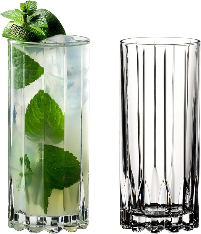 Riedel Bar Engraved Drink Specific Highball Glasses, 10.5 oz, Set of 2 | Personalized with Custom Engraving for Mojitos, Gin and Tonic, Vodka Soda, Mixed Drinks and Cocktails on the Rocks - Image 3