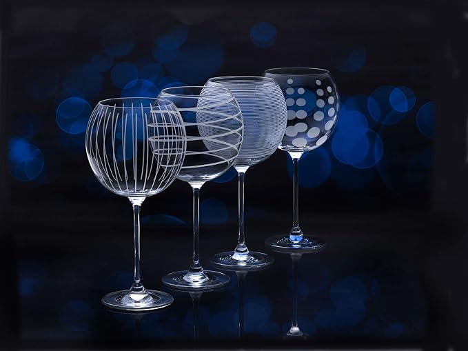 Mikasa Cheers Balloon Goblet Wine Glass, 24.5-Ounce, Set of 4, Transparent - Image 4
