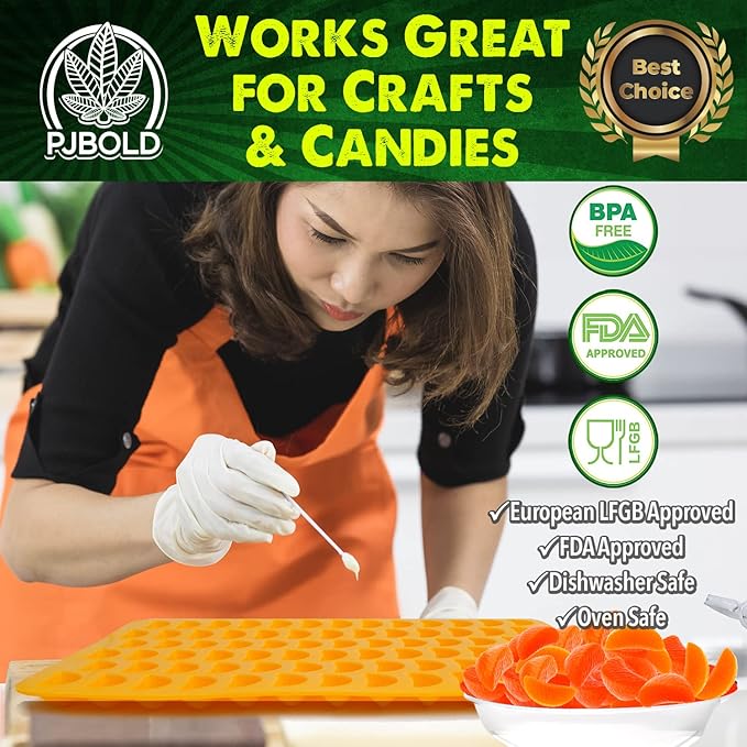 Mandarin Orange Slice Silicone Candy Mold - Half Sheet