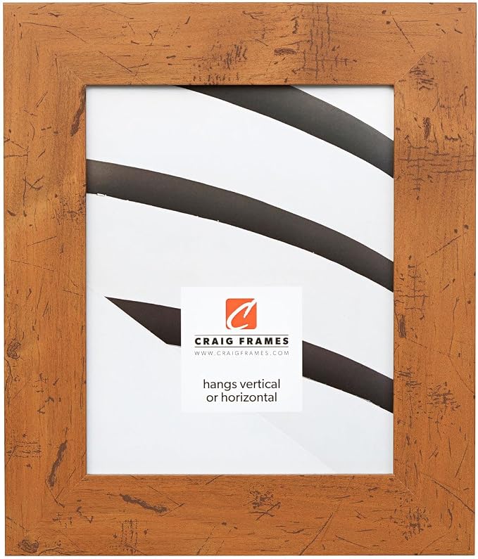 Craig Frames 24x32 Light Walnut Brown Poster Frame for Posters and Photos | Lightweight shatter resistant acrylic facing with a rigid backing board, made in the USA by CraigFrames