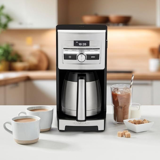 Cuisinart Personal Brew 10-Cup Thermal Coffee Maker, Fully Automatic Programmable Coffee Machine with Hot or Over Ice Options, Brew Strength Control, 52 Ounce Removable Water Reservoir, DCC-10 - Image 2