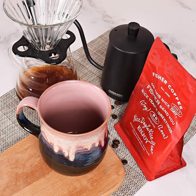 Bosmarlin Large Ceramic Coffee Mug, Big Tea Cup for Office and Home, 21 Oz, Dishwasher and Microwave Safe, 1 PCS - Image 6