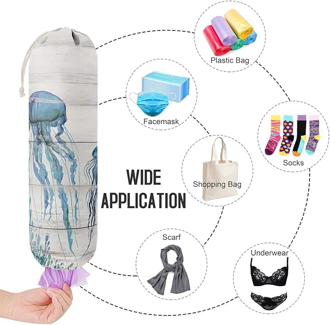 Funny Bag Bag, Grocery Bags Holder Organizer For Shopping Bags, Wall Mount Plastic Bags Storage Container Dispensers, Gift For The Preferred Family And Friends - Image 4