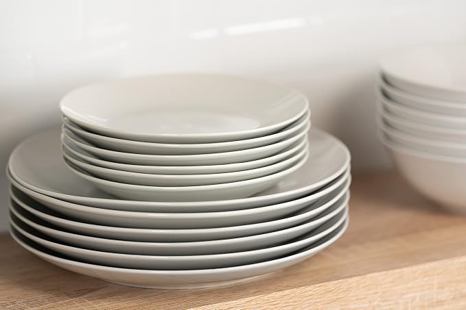 10 Strawberry Street Simply White 7.5" Coupe Salad Plate, Set of 6 - Image 5