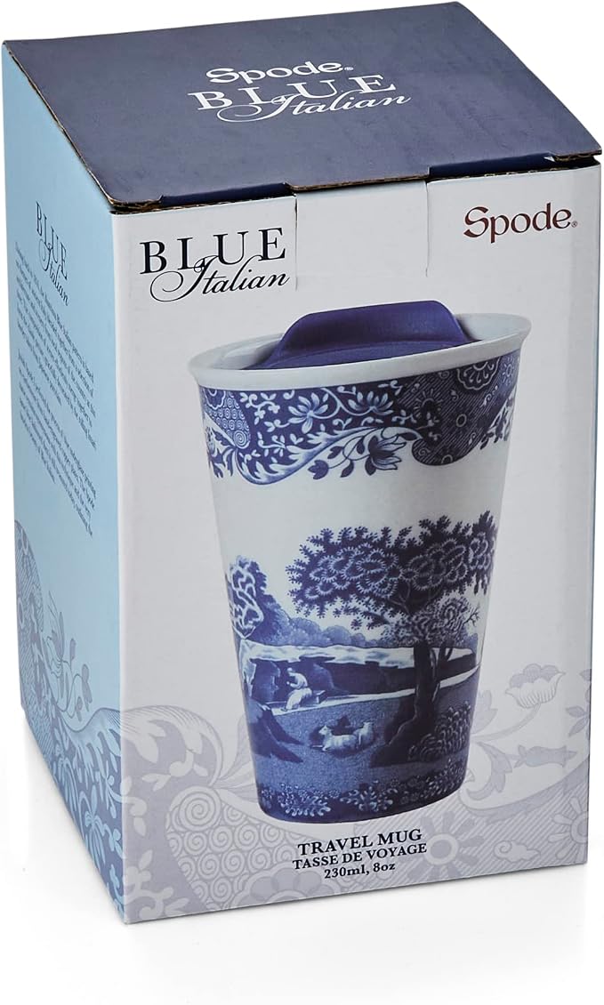 Spode Blue Italian 8oz Travel Mug - Image 9
