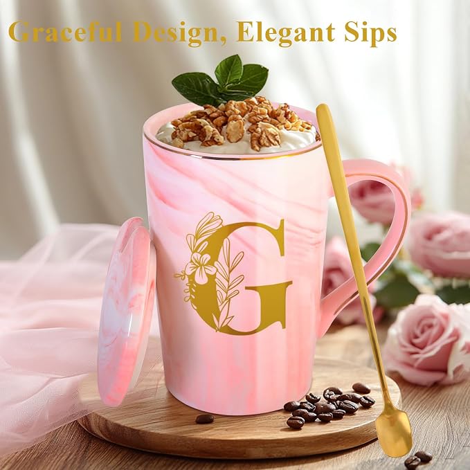 Personalized Ceramic Coffee Mug with Lid Cup Happy Birthday Gifts for Adult Men Women Who Have Everything Want Nothing Dad Mom Guys People Couples Parents Cool Funny Unique Present Special Christmas,G - Image 3