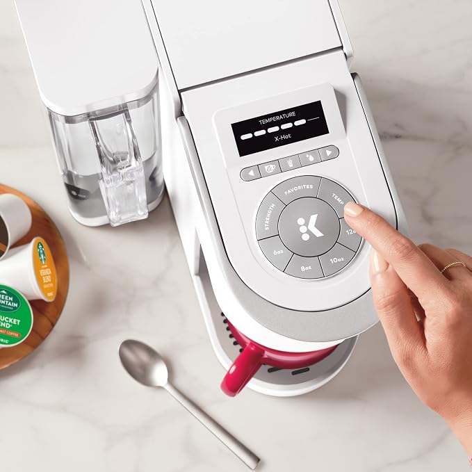 Keurig K-Supreme SMART Single Serve Coffee Maker With WiFi Compatibility, 4 Brew Sizes, And 66oz Removable Reservoir, Compatible with Alexa, White - Image 21