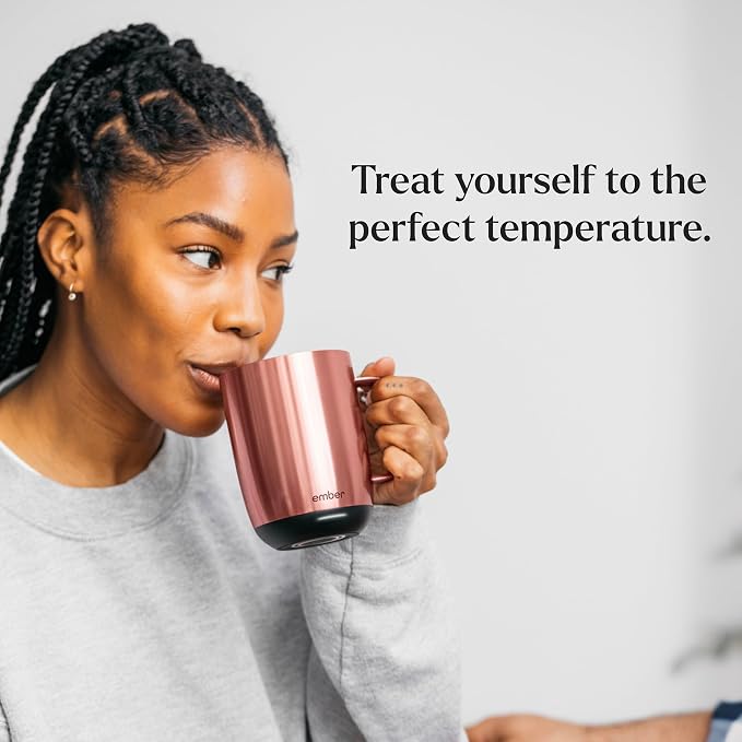 Ember Mug² Temperature Control Smart Mug 14oz - Rose Gold - Image 8