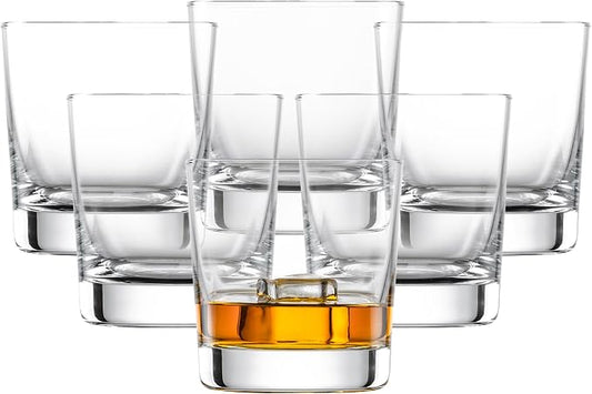 SCHOTT ZWIESEL Basic Bar Whiskey Glass (Set of 6), Tumbler for Whiskey, Dishwasher-Safe Tritan Crystal Glasses, Made in Germany (12 Ounce) by Unknown