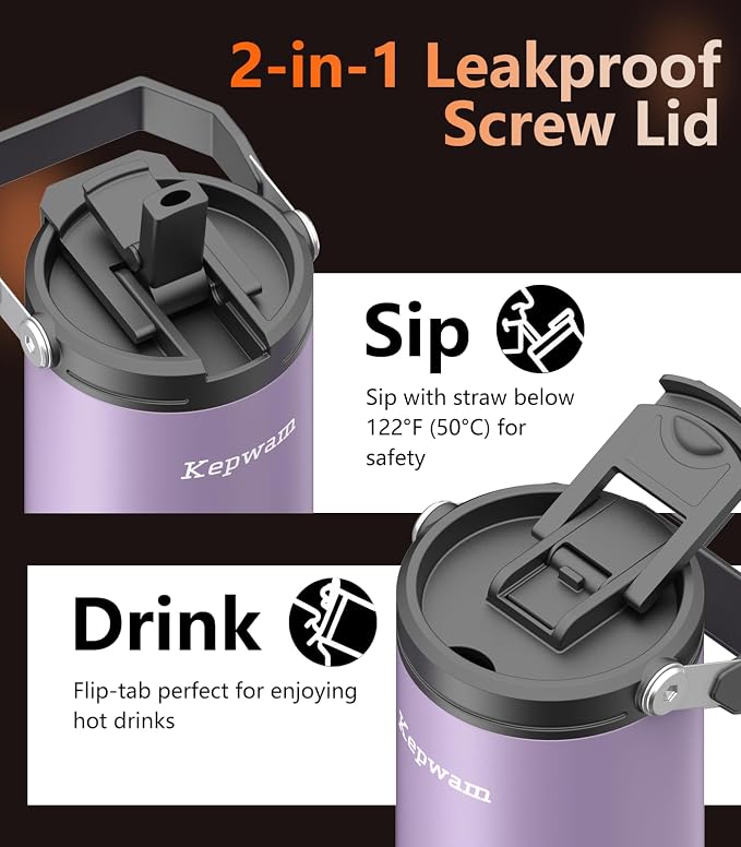 Kepwam Heated Coffee Mug Rechargeable T3, 20oz Self-Heating Travel Mug for Coffee with 1℉ Precise Temperature Control & App, Portable Cup Warmer for Outdoor & Car (Fits Cup Holders) - Image 9