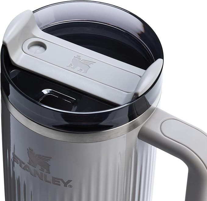 STANLEY Quencher H2.0 Tumbler with Handle and Straw 40 oz | Flowstate 3-Position Lid | Cup Holder Compatible for Travel | Insulated Stainless Steel Cup | BPA-Free | Fluted Ash Gloss - Image 2