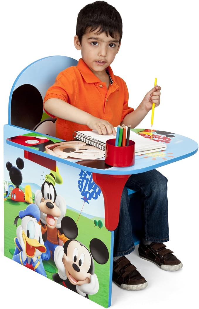Delta Children Chair Desk With Storage Bin, Disney Mickey Mouse - Image 2