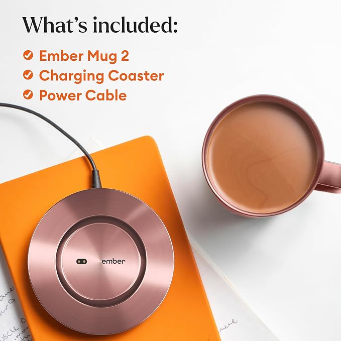 Ember Mug² Temperature Control Smart Mug 14oz - Rose Gold - Image 5