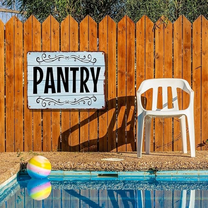 Vintage, Pantry Metal Sign, Aluminum, 12x8 Inch | Aluminum Material, Rust Resistant, UV Printed, For Home, Kitchen, Pantry, Wall Decoration - Image 5