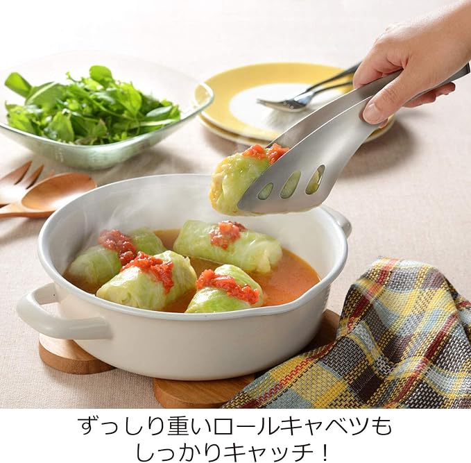 Oaks Leye TN1374 Yubisaki Server Tongs, Gift Box, Silver, Made in Japan - Image 6