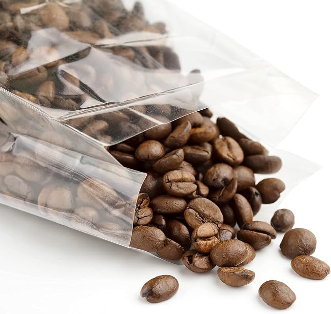Morepack Gusseted Flat Bottom Cellophane Bags 4x4x10 In 50Pcs | with Paper Insert - Image 5